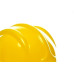 Capacete Com Carneira Plastcor Plastico Amarelo 