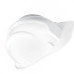 Capacete Com Carneira Plastcor Plastico Branco 