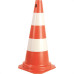 Cone Rigido Plastcor Plastico Laranja/Branco 75Cm 