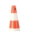 Cone Rigido Plastcor Plastico Laranja/Branco 75Cm 