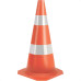 Cone Flexivel Plastcor Plastico Refletivo Laranja 50Cm 