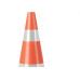 Cone Flexivel Plastcor Plastico Refletivo Laranja 50Cm 