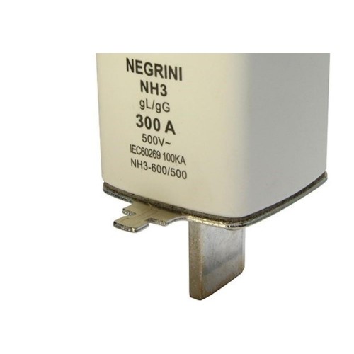 Fusivel Nh Negrini Ultra Rapido 03/300A Nh-3-300/500Ur