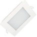 Luminaria Led Plafon Taschibra Embutir Quadrado 06W 3000K 12Cm 