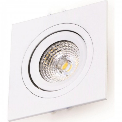 Spot Led Galaxy Quadrado 05W 3000K Direcionavel 1810