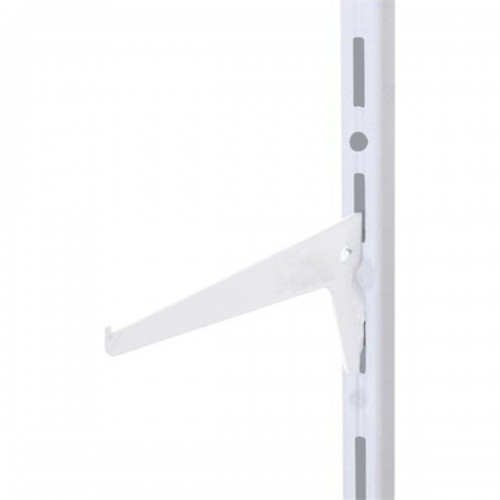 Suporte Prateleira Multivisao Aco Simples Branco 20Cm Trilho Ss-20