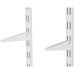 Suporte Prateleira Multivisao Aco Duplo Branco 17Cm Trilho Sd-17