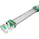 Luminaria Led Aletada Taschibra Tubular 2 X 09,9W Bivolt Branca 69Cm -01