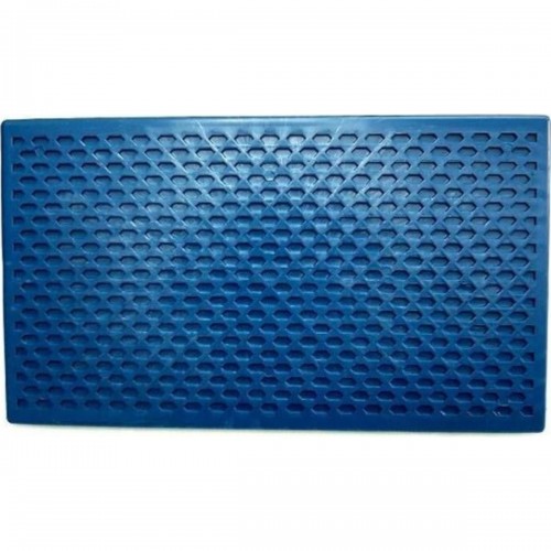 Desempenadeira Pvc Giraldi 16X28 Corrugada Azul 