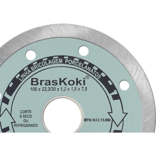 Disco Diamantado Braskoki 110Mm Porcelanato 40-