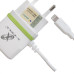 Carregador Turbo 1 Usb Com Pino Adaptador Iphone Com Cabo Bivolt Xc-Iph6-Usb