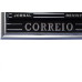 Caixa Carta Real Plastico''Correio''N28P Prata Media 488