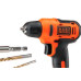 Furadeira/Parafusadeira Black & Decker 3/8''12V Bateria Com 13 Acessorios Ld12S-Br