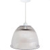 Luminaria Prismatica Bezelux 16'' Com Pendente Branco E27 Bzf16Br