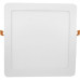 Luminaria Led Plafon Jng Embutir Quadrado 12W 3000K 17Cm 54109