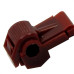 Conector Derivacao Jng Femea 1,0Mm Marrom Jmt1 100Pecas 15778