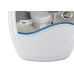 Assento Sanitario Herc ''Almofadado'' Cinza Claro Retangular 2396