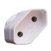 Pino Femea 2 Polos Ilumi 20A Branco 1441Pct - Kit C/10 