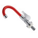 Torneira Abs Bica Movel Lavatorio Alta Herc 1/4V Twist Vermelha 2961