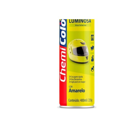 Tinta Spray Chemicolor Luminescente Amarelo 400Ml 