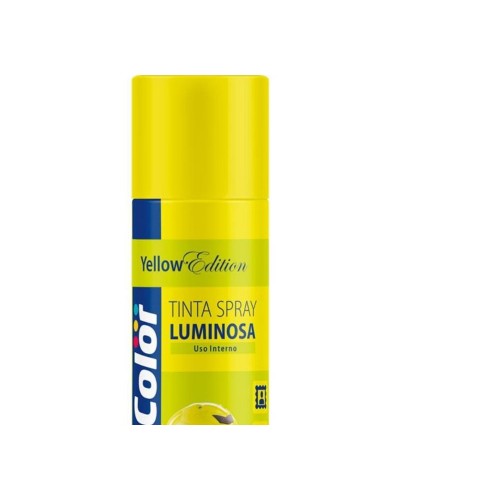 Tinta Spray Chemicolor Luminescente Amarelo 400Ml 