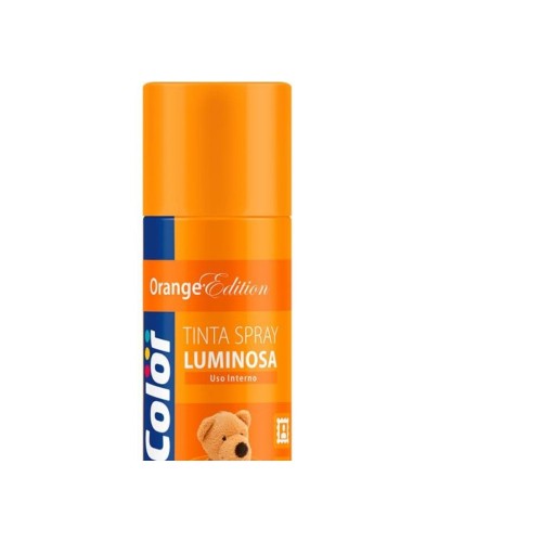 Tinta Spray Chemicolor Luminescente Laranja 400Ml 