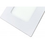 Luminaria Led Plafon Perkon Embutir Quadrado 03W 6000K 08Cm 1212