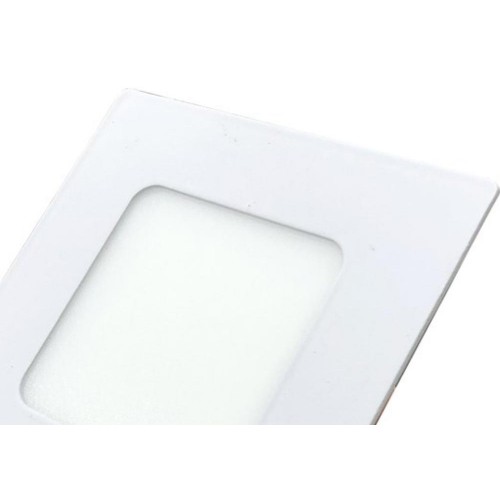 Luminaria Led Plafon Perkon Embutir Quadrado 03W 6000K 08Cm 1212