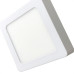 Luminaria Led Plafon Perkon Externo Quadrado 06W 3000K 12Cm 1229