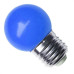 Lampada Led Bolinha Galaxy E27 1.5Wx220V Azul 1216 - Kit C/10 