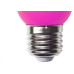 Lampada Led Bolinha Galaxy E27 1.5Wx220V Rosa 1219 - Kit C/10 