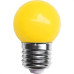 Lampada Led Bolinha Galaxy E27 3Wx127V Amarelo 1233 - Kit C/10 