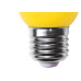 Lampada Led Bolinha Galaxy E27 3Wx127V Amarelo 1233 - Kit C/10 