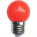 Lampada Led Bolinha Galaxy E27 3Wx127V Vermelho 1232 - Kit C/10 