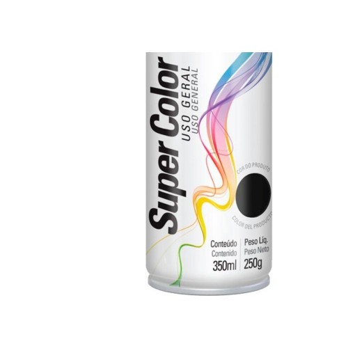 Tinta Spray Tekbond Preto Brilhante 350Ml 