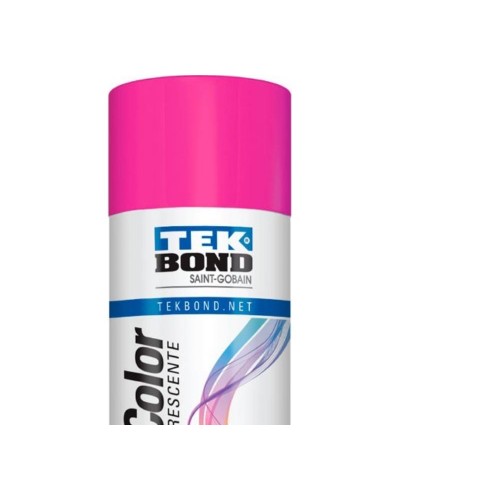 Tinta Spray Tekbond Rosa Fluorescente 350Ml 