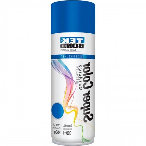 Tinta Spray Tekbond Azul Metalico 350Ml 