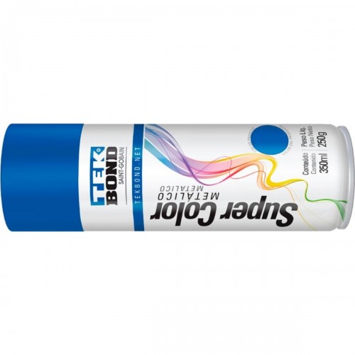 Tinta Spray Tekbond Azul Metalico 350Ml 