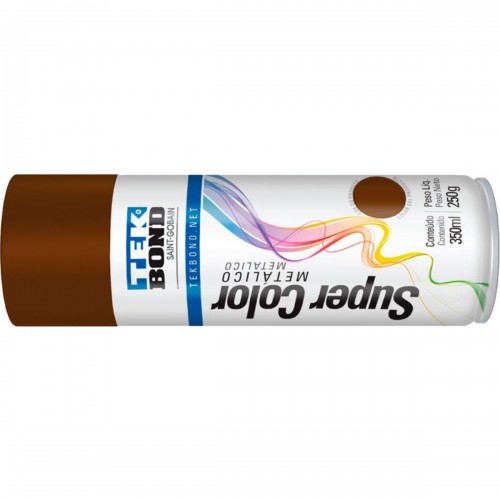 Tinta Spray Tekbond Bronze Metalico 350Ml 