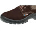 Botina Marluvas Nobuck Com Cadarco ''46'' Bico Plastico Cafe 700312-46
