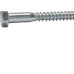 Parafuso Sextavado Rosca Soberba Newfix   3/8 X 50 %  - 1 Cento