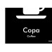 Placa Sinalizacao Poliestireno 15X18 ''Copa (Portugues/Ingles)'' Blk08