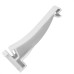 Suporte Fixacao De Calha Astra Branco 26X122Mm Cal/Su*Br