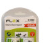 Pilha Recarregavel Flexgold Grande ''D'' Com 2 Pecas 4500Mah Fx-D45B2