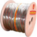 Fio De Aluminio Megatron Quadriplex 1Kv 16Mm 100M Preto/Cinza/Vermelho Bobina 5484