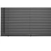 Persiana Horizontal Pvc Preta L100Cm X A130Cm X 25Mm Pr2903-8