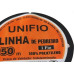 Linha Pedreiro 1 Fio 50M Laranja  - Kit C/12 