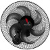 Ventilador Parede Ventidelta Ventura 50Cm Preto Bivolt 150W 79-5425