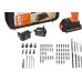 Furadeira/Parafusadeira Black & Decker 3/8''20V Bateria Com 80 Acessorios Bcd704C1Ka-Br