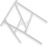 Cavalete Hayner Tubular Dobravel Branco 90 X 80Cm 693072